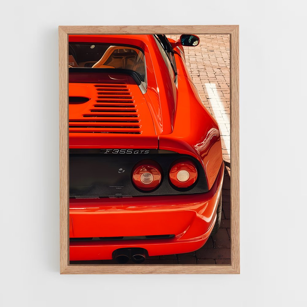 Poster gts de icône – affiche Ferrari (vue 4)